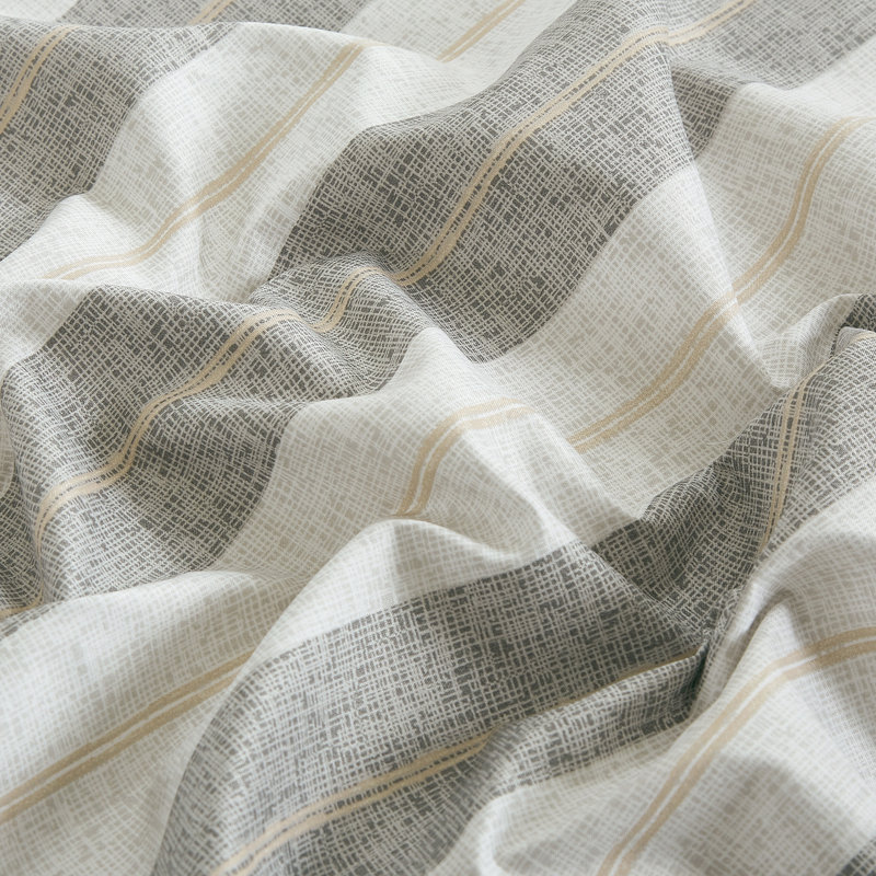 Lodge Geometric Printed Microfiber Sheet Set, Queen Sheet Set with 2 Pillowcases