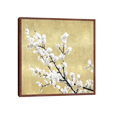 Blossoms On Gold I by Kate Bennett - Print on Canvas