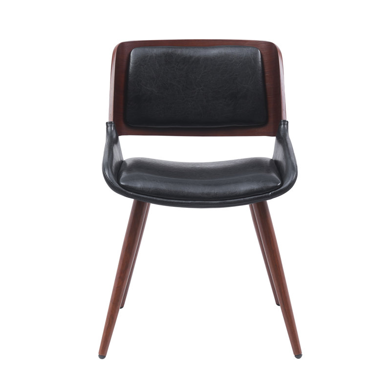 Chaise de salle à manger Ayrton, Obsidienne polie