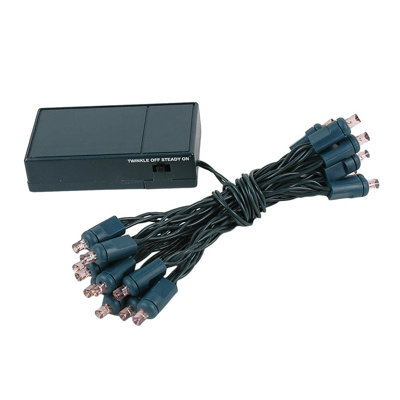 Stryker Outdoor 20 - Bulb 3'' Battery Powered LED Wide Angle LED String Light