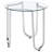 Dutton Chrome 3-piece Round Coffee Table Set