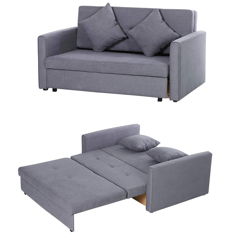Chaplin 2 Seater Sleeper, in Grey
