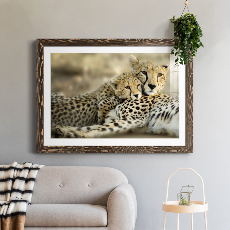 Kenya Kenya - photographie avec cadre photo, Encadré de bois de noyer, H 31,5 po x l 23,5 po x P 1,5 po