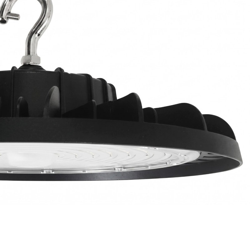 Éclairage commercial intégré à DEL haute intensité de 500 watts à intensité variable noire, 5000K