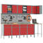 Work Cabinet Set with Drawer with Shelf-1579967536