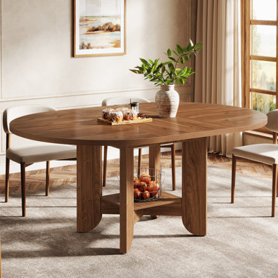 59" Oval Dining Table,Seats 4-6