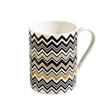 Zig Zag Bone China Coffee Mug