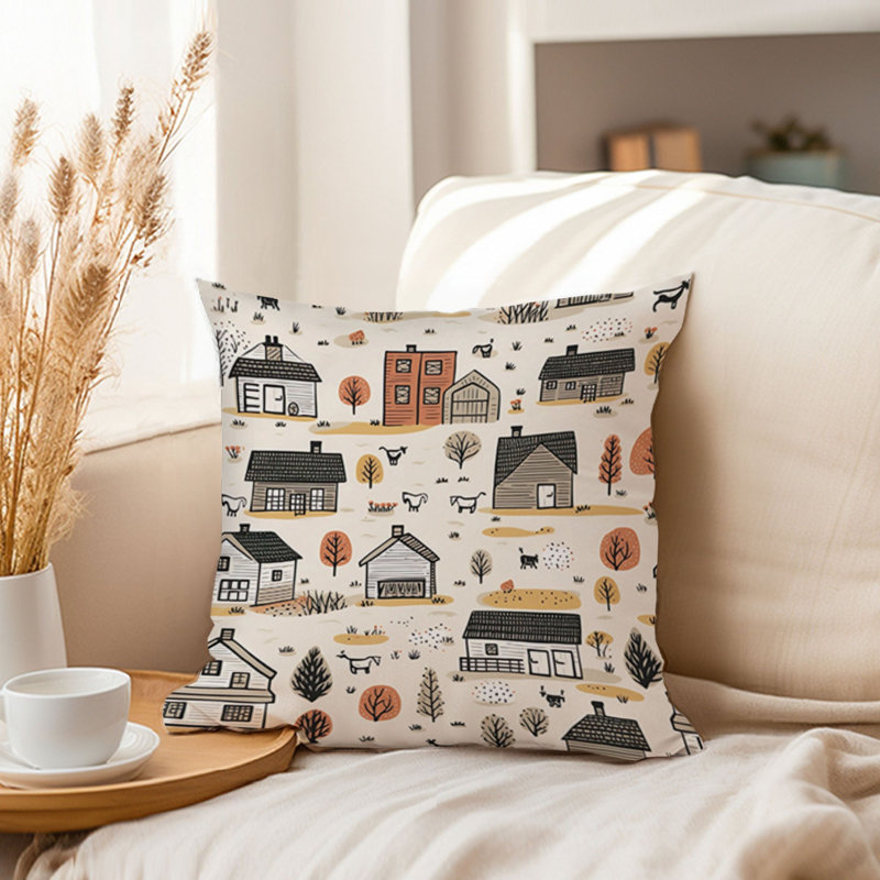 Rustic Farmhouse Pattern I, 18"H x 18"W