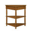 Petite table d'angle 33,8 po