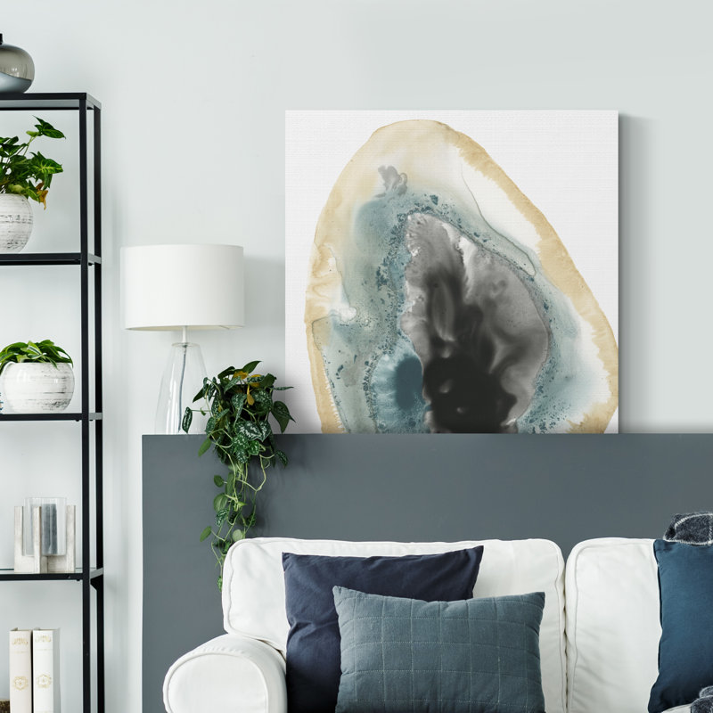 " Cropped Geodes III ", 24" H x 24" W x 1" D