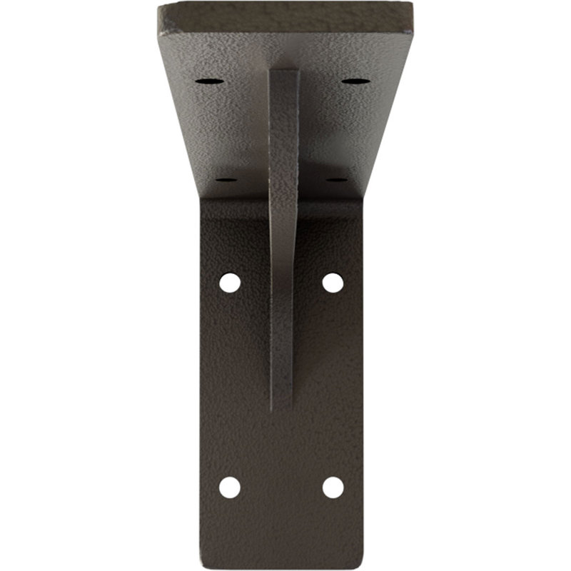 2"W x 10"D x 4 3/4"H Embrey Steel Bracket, Hammered Dark Bronze, 4.75" H x 2" W x 10" D, Hammered Dark Bronze