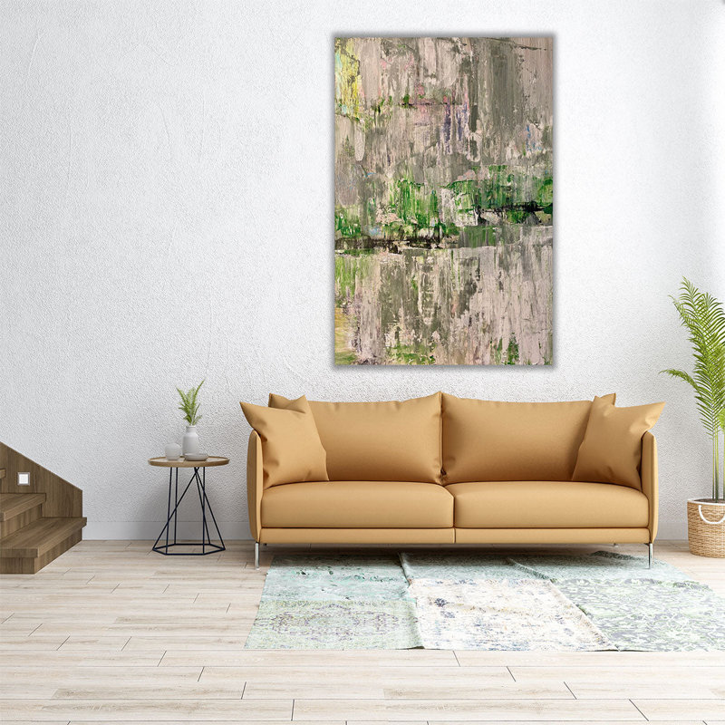 Forêt verte - reproduction d'art sur toile, H 60 po x l 40 po