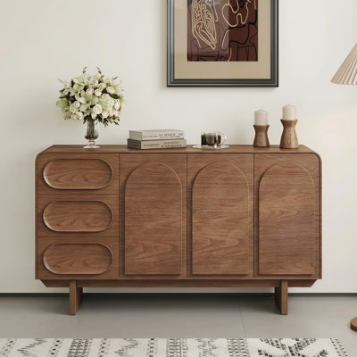 Buffet en noyer de 59 pouces