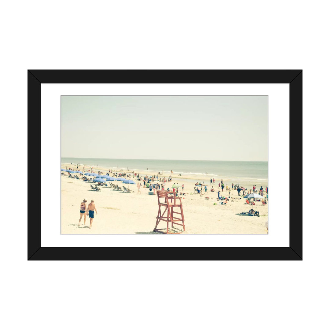 " Beach People " by Olivia Joy Highland Dunes Mat 