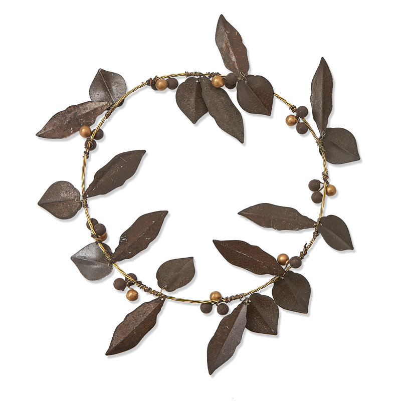 Weathered Leaf & Berry Wreath Multi