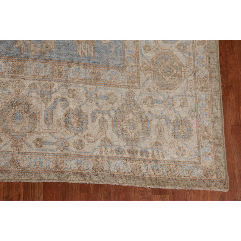 Vegetable Dye Oushak Turkish Large Rug 10x14