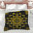 Geometric Gold Black Comforter-127458730