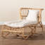 Chaise longue rembourrée Brayston
