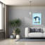 Art mural sur toile Epic Graffiti «Camel Pose Moon» par Tim Parker-102450273