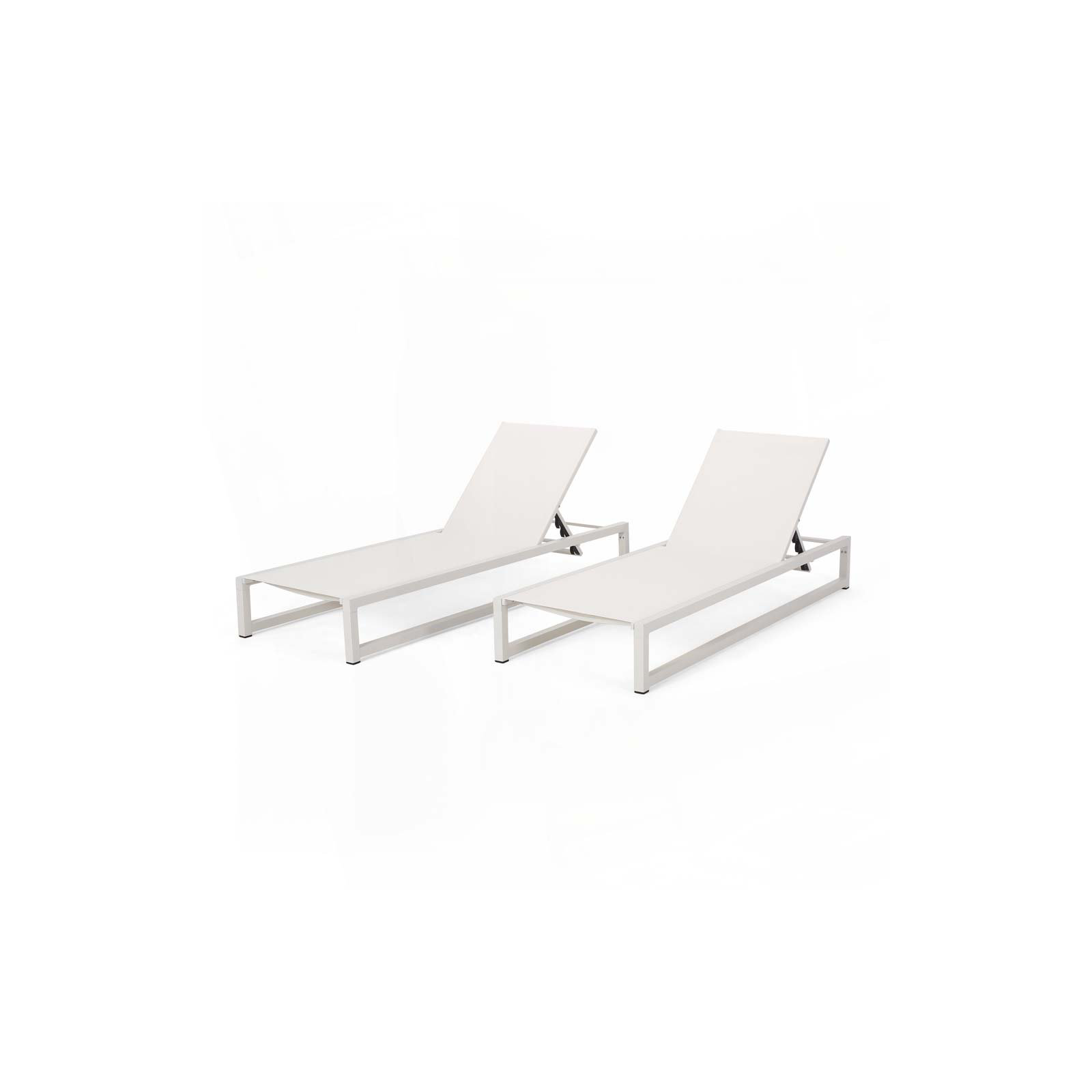 Lindenberg Sun Lounger Set , White