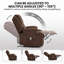 Fauteuil inclinable manuel chauffant et chauffant pour adultes - Canapé simple réglable à 155 °-133441533-133441538