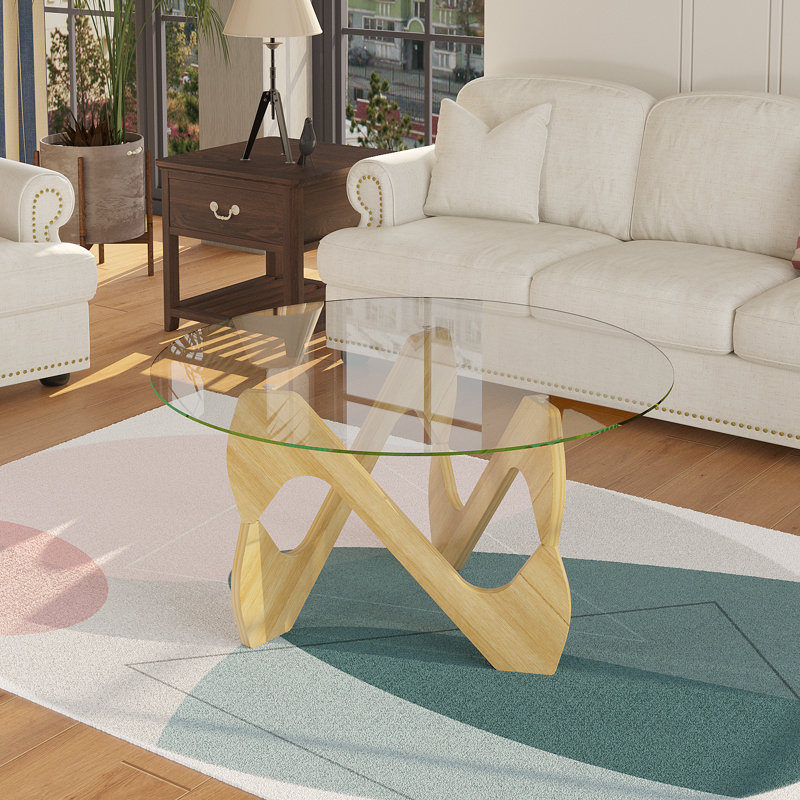 Three Leg Coffee Table, Oak