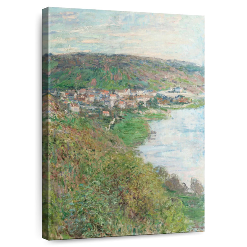 Gillard vue de Vetheuil II 1880, H 24 po x l 16 po