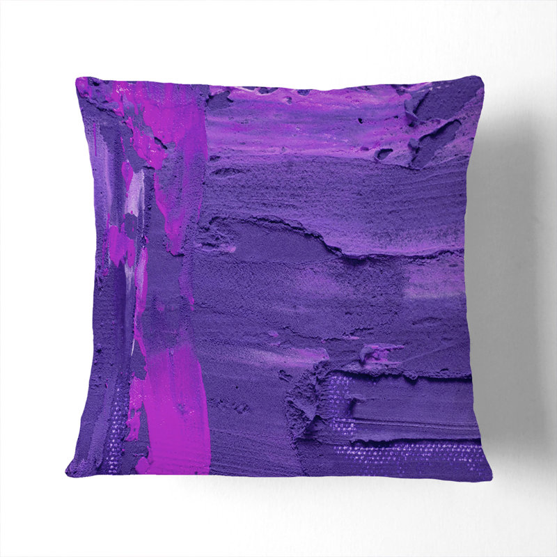 Abstract Square Cushion, 40 x 40 cm, White