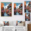 Allemagne, Allemagne, vieille ville I, impression sur toile-91383961-91383966