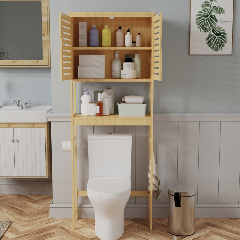 Franklintown Bamboo Over The Toilet Storage