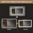 Devonnte Rectangle LED Wall Mirror, Dimmable Vanity Lighted Mirror-1866530350