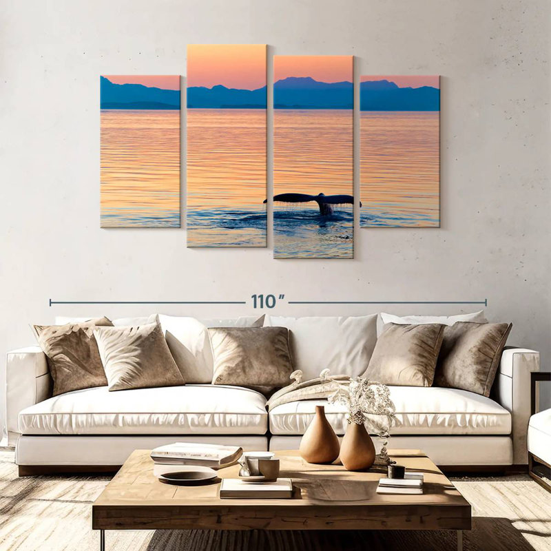 Brampt Whale Dive, 54" H x 84" W