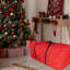 Grand sac de rangement rouge pour Noël