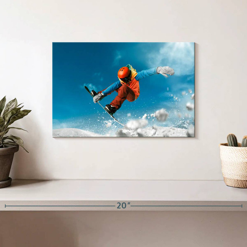 Sireci Snowboard Grab, 8" H x 12" W