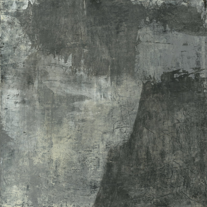 Gray Abstract I 1 Piece Wrapped Canvas Wall Art, 122cm H  x  122cm W