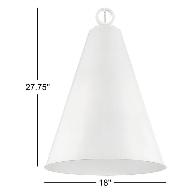 Grenadine 1 - Light Single Pendant, White