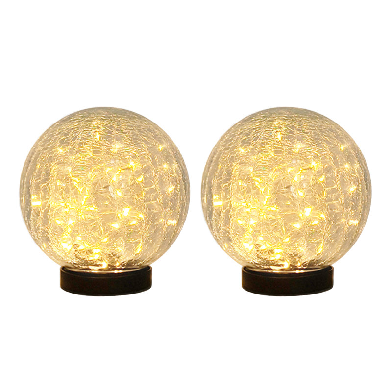 Natural Solar Powered Glass Flood Light Pack