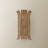 Marino 8.25" 2-Light Wicker Bowl Wall Sconce