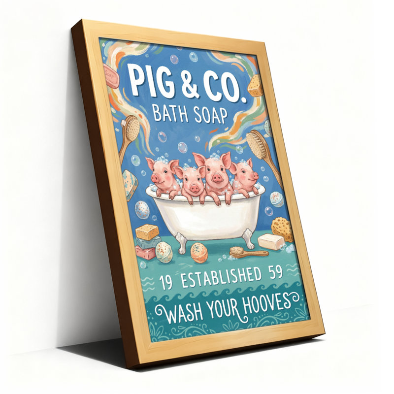 Pig and Co, H 18 po x l 12 po