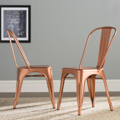 Jonina 17.5'' H Metal Stacking Side Chair