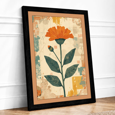 Gilded Bloom Botanical - Framed Print