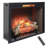 Infrared Electric Fireplace Insert With Touch Panel, Smokeless Firebox, And Realistic Crackling Sound For Cozy Home Decor