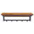 Sturminster Rustic Wooden Metal Wall Mounted Coat Rack With 5 Hooks