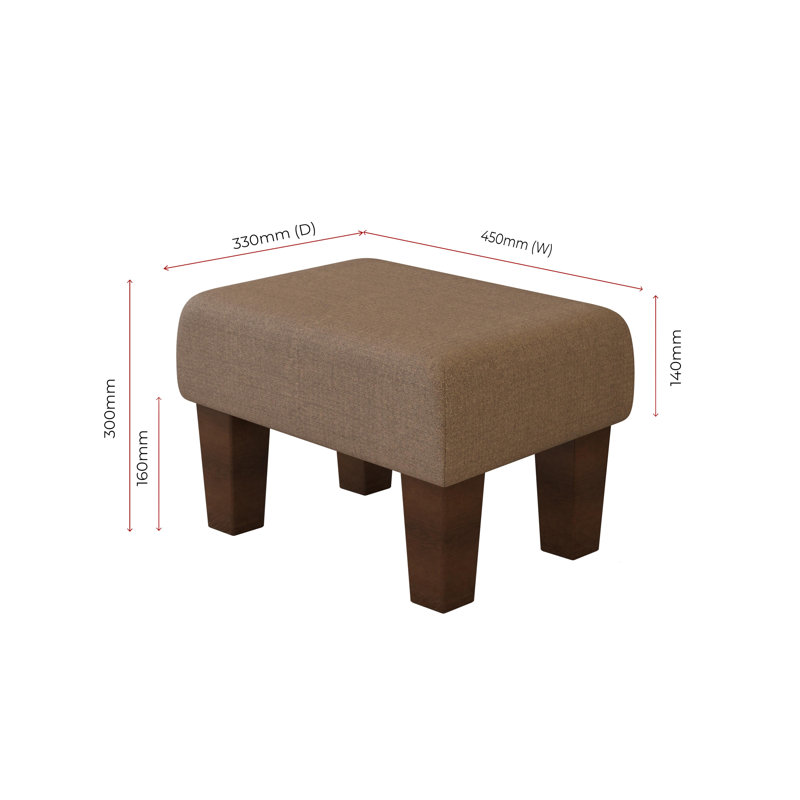 Autryville Wood Contemporary Leg, Mahogany, Poz, Mocha Brown