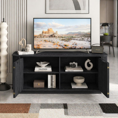 Wavy Storage Sideboard with Adjustable Shelves