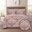 Complete Bedding Set Cotton Rich Damsk Duvet Cover, Fitted Sheet & Pillowcases Soft, Breathable & Wrinkle-Resistant-1189611795-1189611794