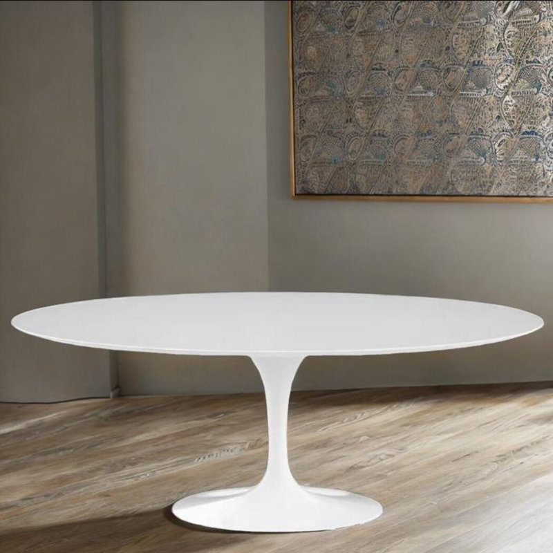 Liverpool Oval Dining Table, 30"H x 78"L x 48"W