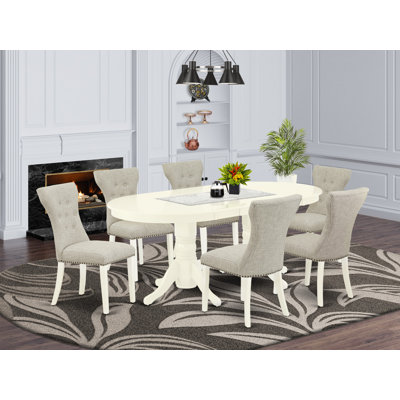 Ensemble de table de salle à manger 7 pièces 7 pièces Modernes