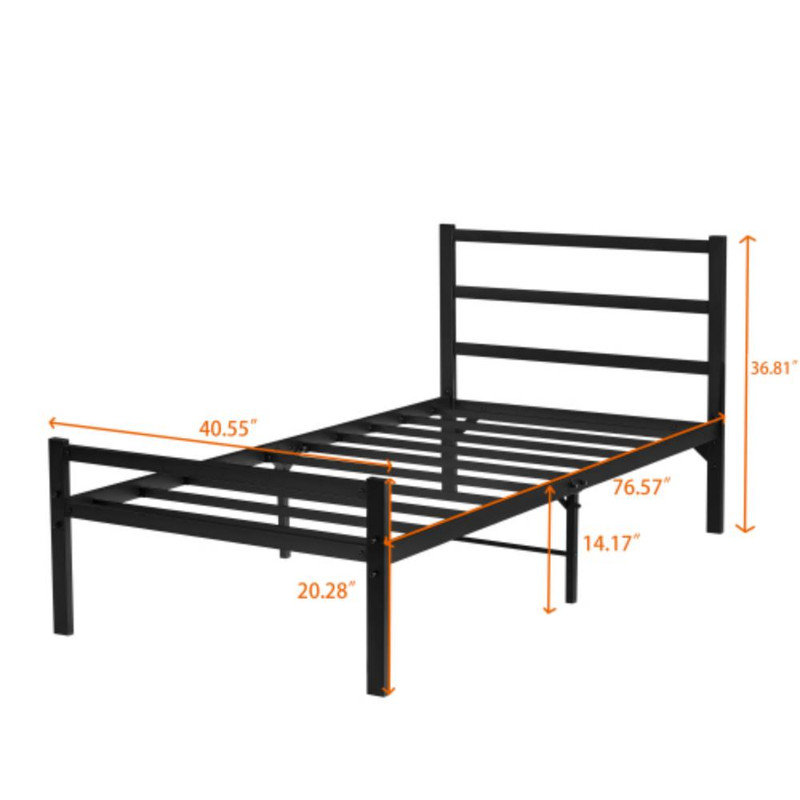 Kathelean Metal Bed