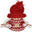 8cm Canvas Not Flowers Hanging Figurine Ornament